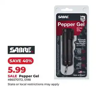 Runnings Pepper Gel offer