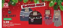 Runnings Aloe Infused Women's Beanies or Gloves offer