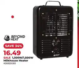 Runnings 1,300W/1,500W Milkhouse Heater offer