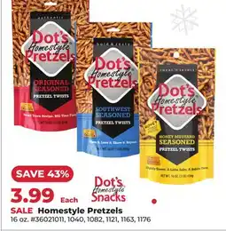 Runnings Dot's Homestyle Pretzels offer