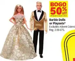 Meijer Barbie Dolls or Playsets offer