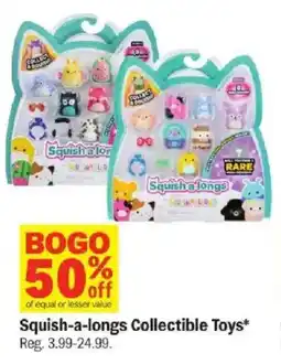 Meijer Squish-a-longs Collectible Toys offer