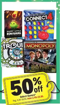 Meijer Select games offer