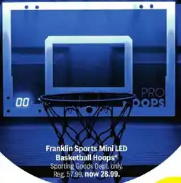 Meijer Franklin Sports Mini LED Basketball Hoops offer