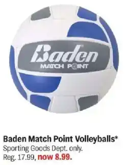 Meijer Baden Match Point Volleyballs offer