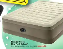 Meijer Intex 18" Queen Ultra Plush Airbeds offer