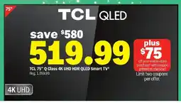 Meijer TCL QLED TV offer