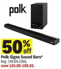 Meijer Polk Signa Sound Bars offer