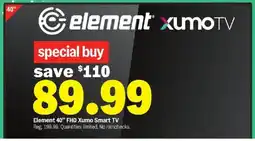 Meijer Element 40" FHD Xumo Smart TV offer
