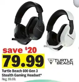 Meijer Turtle Beach 600 Gen 3 Stealth Gaming Headset offer