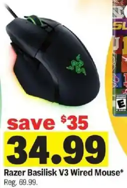 Meijer Razer Basilisk V3 Wired Mouse offer