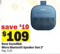 Meijer Bose Soundlink Micro Bluetooth Speaker Gen 2 offer
