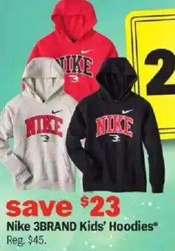Meijer Nike 3BRAND Kids' Hoodies offer