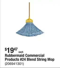 The Home Depot Rubbermaid Commercial Products #24 Blend String Mop offer