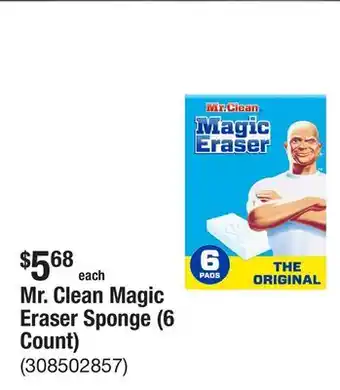 The Home Depot Mr. Clean Magic Eraser Sponge (6 Count) offer