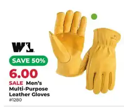 Runnings Men's Multi-Purpose Leather Gloves offer