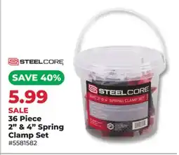 Runnings 36 Piece 2 & 4 Spring Clamp Set offer