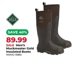 Runnings Men's Muckmaster Gold Insulated Boots offer