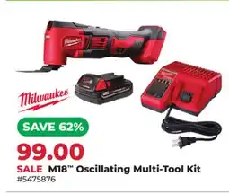 Runnings M18 Oscillating Multi-Tool Kit offer