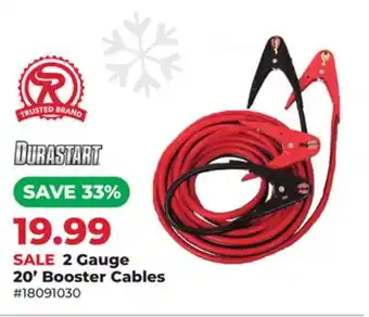 Runnings 2 Gauge 20' Booster Cables offer