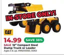 Runnings 15 Compact Steel Dump Truck or Loader offer