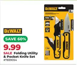 Runnings Folding Utility & Pocket Knife Set offer