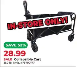 Runnings Collapsible Cart offer