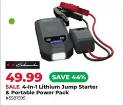 Runnings 4-In-1 Lithium Jump Starter & Portable Power Pack offer