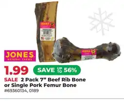 Runnings 2 Pack 7 Beef Rib Bone or Single Pork Femur Bone offer