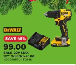 Runnings 20V MAX 1/2 Drill Driver Kit offer