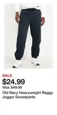 Old Navy Old Navy Heavyweight Baggy Jogger Sweatpants offer