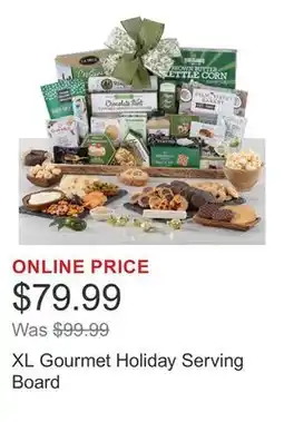 Costco XL Gourmet Holiday Serving Board offer