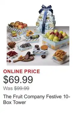 Costco The Fruit Company Festive 10-Box Tower offer