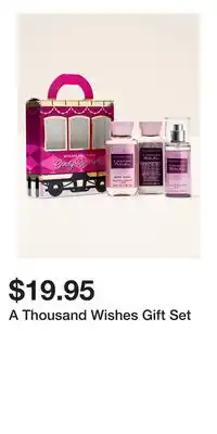 Bath & Body Works A Thousand Wishes Gift Set offer
