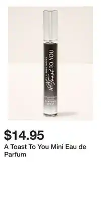 Bath & Body Works A Toast To You Mini Eau de Parfum offer