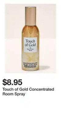 Bath & Body Works Touch of Gold Concentrated Room Spray offer