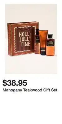 Bath & Body Works Mahogany Teakwood Gift Set offer