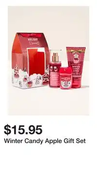 Bath & Body Works Winter Candy Apple Gift Set offer