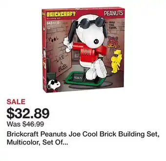Office Depot Brickcraft Peanuts Joe Cool Brick Building Set, Multicolor, Set Of 643 Pieces offer
