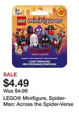 Office Depot LEGO Minifigure, Spider-Man: Across the Spider-Verse offer