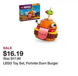 Office Depot LEGO Toy Set, Fortnite Durrr Burger offer