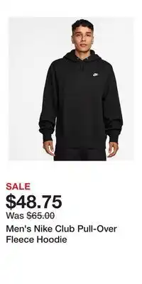 Kohl's Men's Nike Club Pull-Over Fleece Hoodie offer