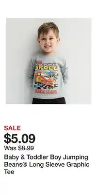 Kohl's Baby & Toddler Boy Jumping Beans Long Sleeve Graphic Tee offer