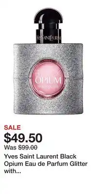Kohl's Yves Saint Laurent Black Opium Eau de Parfum Glitter with Marshmallow & Coffee offer