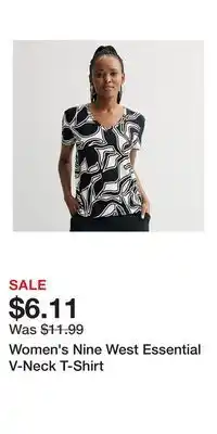 Kohl's Women's Nine West Essential V-Neck T-Shirt offer