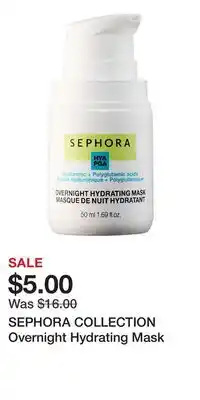 Kohl's SEPHORA COLLECTION Overnight Hydrating Mask offer