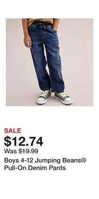 Kohl's Boys 4-12 Jumping Beans Pull-On Denim Pants offer