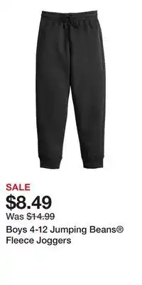 Kohl's Boys 4-12 Jumping Beans Fleece Joggers offer