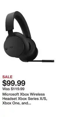 Game Stop Microsoft Xbox Wireless Headset Xbox Series X/S, Xbox One, and Windows Devices offer