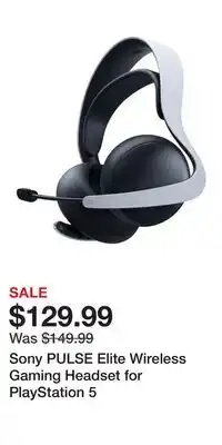 Game Stop Sony PULSE Elite Wireless Gaming Headset for PlayStation 5 offer